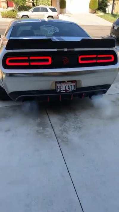 1000hp SRT Hellcat Cold Start 🔥