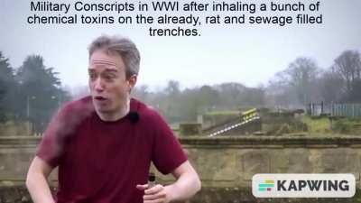 You don't join the mustard gas life, the mustard gas life joins you.