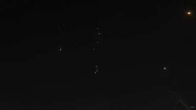 Interceptions/impacts of Iranian BMs on Tel Aviv