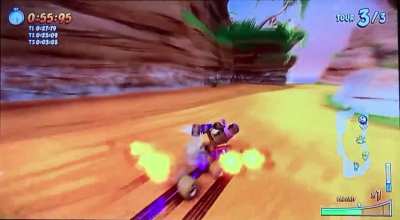 Crash Cove: Finally did it! Sub 01:18 achieved! 🔥 With Penguin 🐧