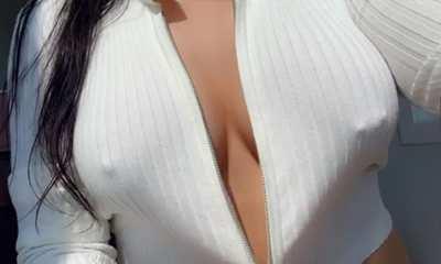 Want to suck on my huge perky tits??