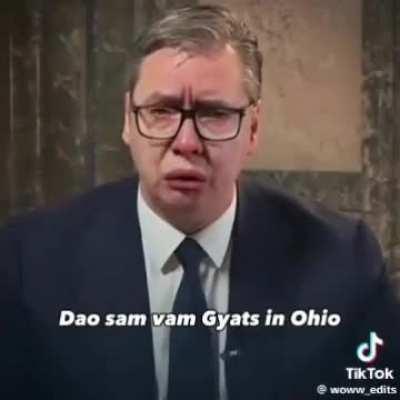 Vučić is sigma Chad Škibidi toilet???