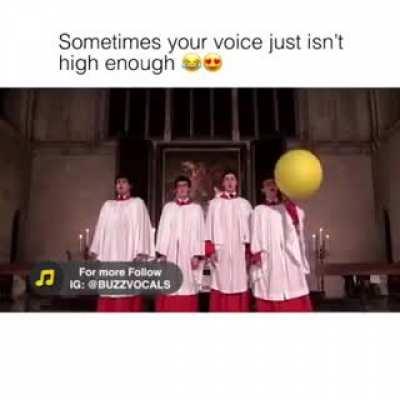 Когда отсутствие яиц не достаточно для высоких нот