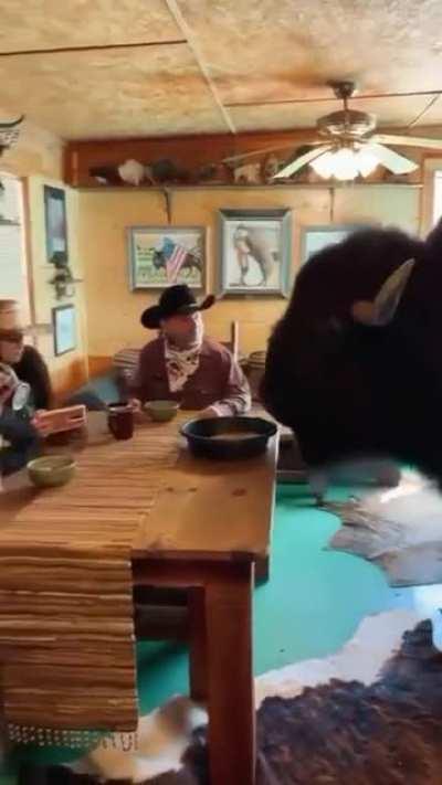 Breakfast with big boy