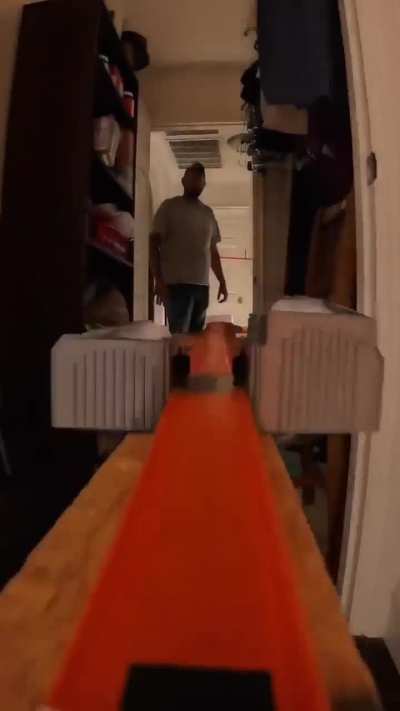 of a hot wheels track