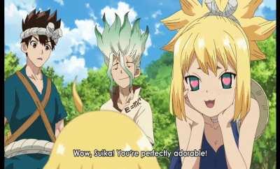 Suika looks perfectly adorable until... [Dr. Stone]
