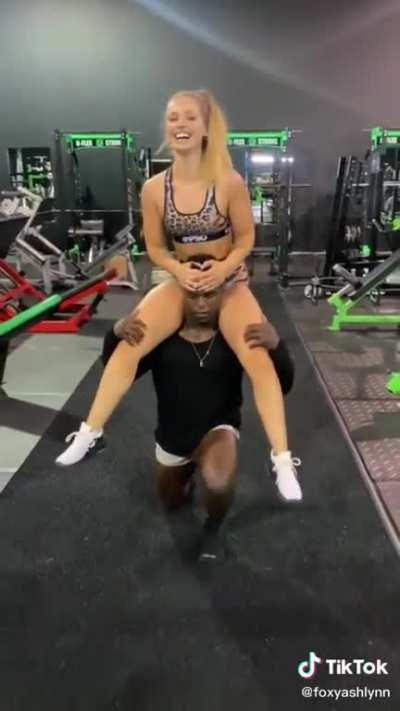 That one clingy couple in the gym