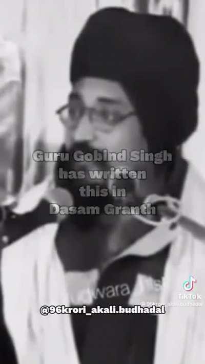 Giani Sher Singh explains where it’s written to wear Kirpan