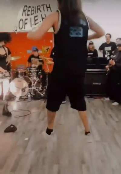 Me when my crush comes around