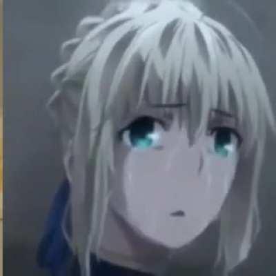 Saber sings Dame Da Ne... again....