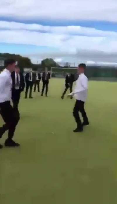 British kids fighting