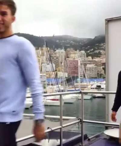 Catwalk with Gasly and Tsunoda