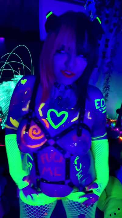 Before and after the rave