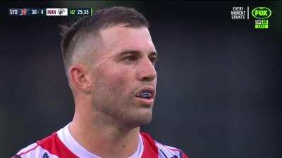 James Tedesco's first conversion attempt of his career