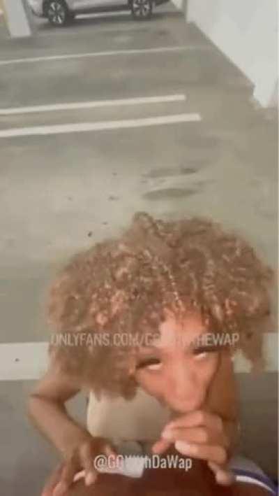 She Suckin In The Parking Lot🔥