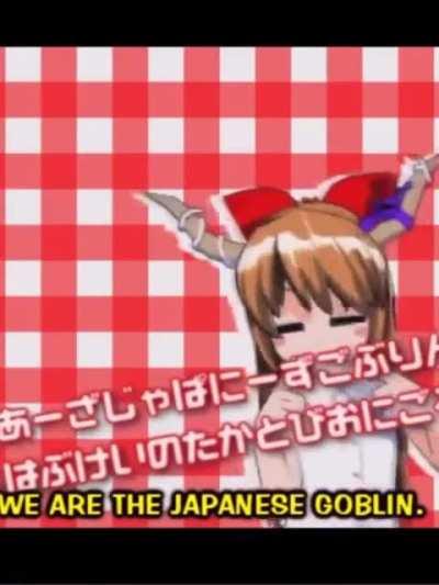 For Halloween I want to be a Japanese goblin, how is my Japanese goblin costume coming through? 😋 (I don’t have horns yet but I plan on stabbing broken glass through my skull so I can be an ice Japanese goblin)