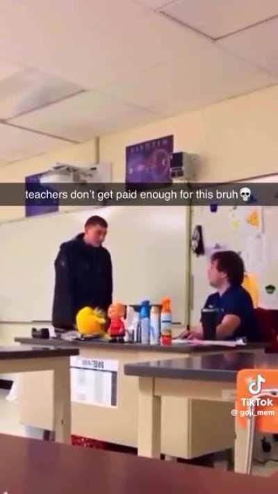 Just another day at school. 