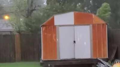 A shed that needed to return home