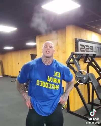 He drank all his sugar water