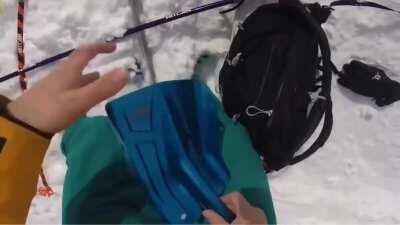 ATTEMPTED MURDERER suffocates man with an accomplice, shoves victim into deep snow, then uses the force to pick up his gloves and proceeds to JETPACK out of the crime scene. Sick beings out here.