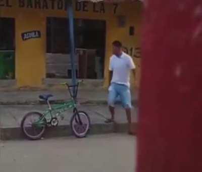 To steal a bike