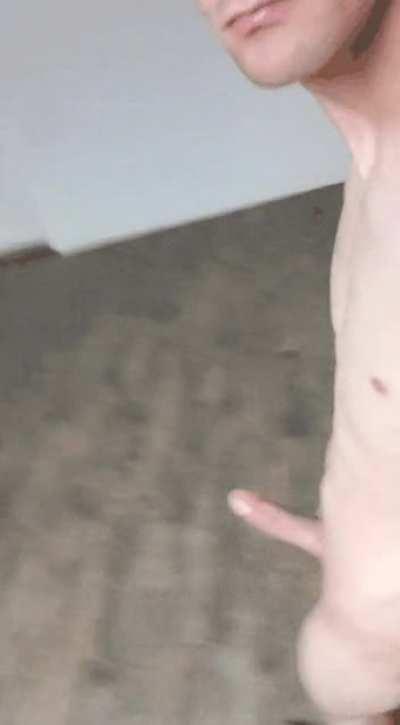 Dared to walk around my building nude