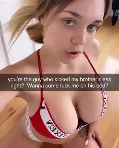 Your sister has an offer