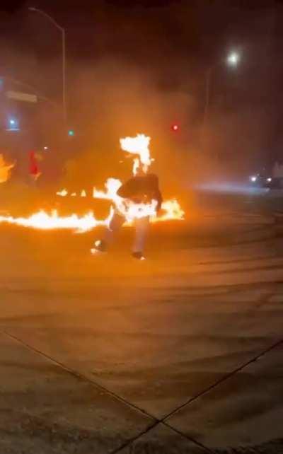 Setting fire 🔥 in the wrong moment and place 