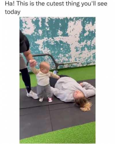 Feeling pity for the baby though 😅