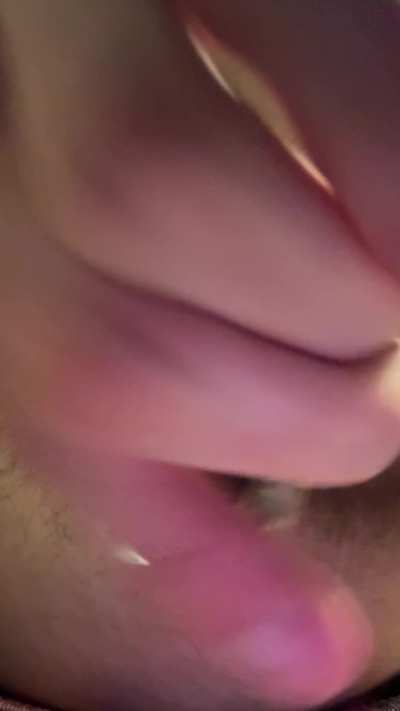 Fucking my ass with a Glass Dildo