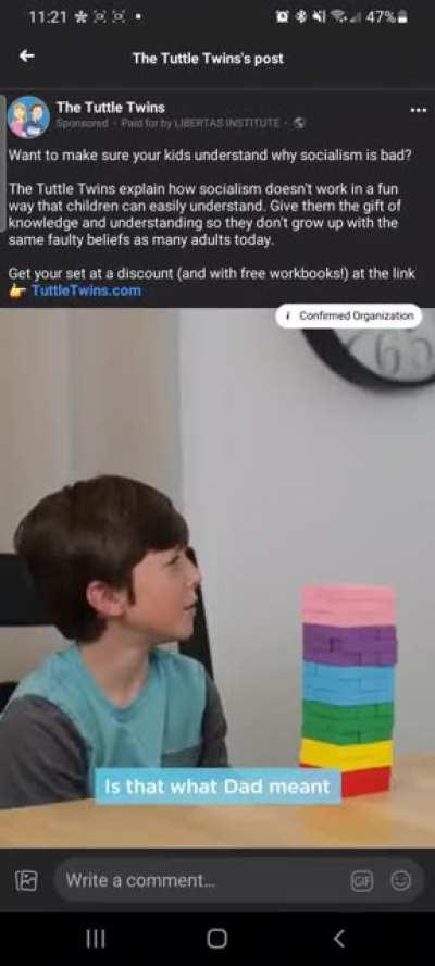 This was an ad on Facebook.. At first I was watching and laughing thinking, surely it must be satire! Then I realized it was an ad... comments confirmed that people were, in fact, very serious about this product! Jesus, cant these people see that it's lit