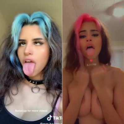 Tongue Out, Eyes Crossed