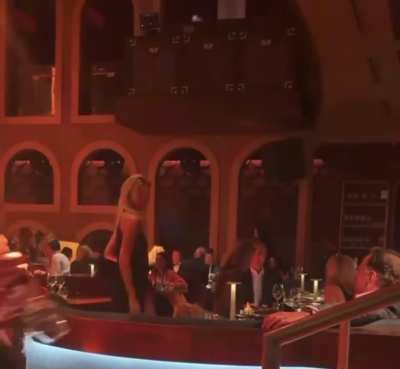 In the middle of dinner?