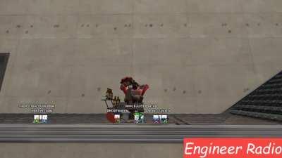 Been doing this thing where I just stream Lofi music with Engineer in the background. Pyro decided to join the server I was in and this happened.