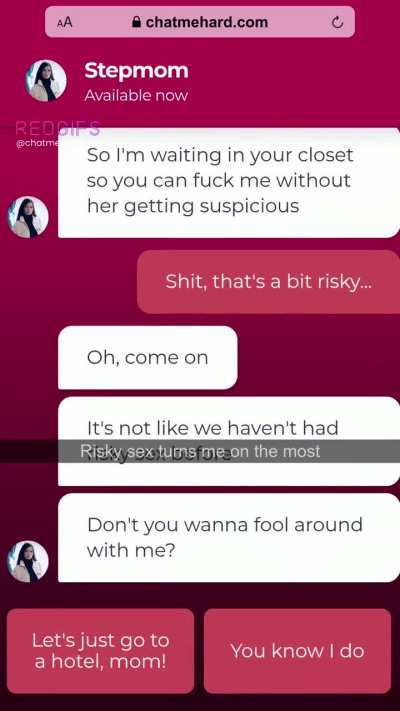 I'm waiting in my son's room so he can fuck me when he gets home