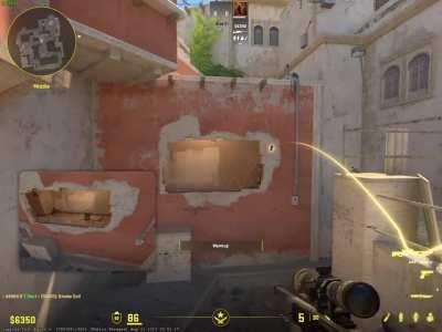 Easiest Mirage Window Smoke for CS2? (skip to 0:13)