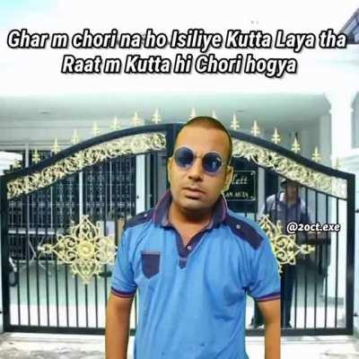 bura hua kutte ke saath 😔😔