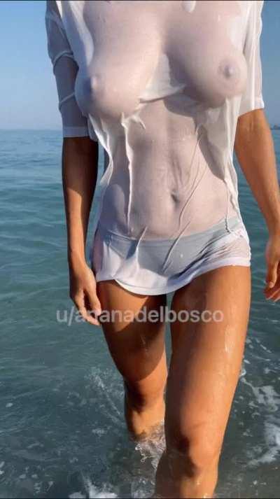 Keeping the guys on the beach entertained… mom of 2