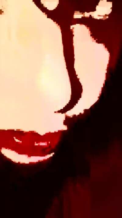 He really caught him simping.