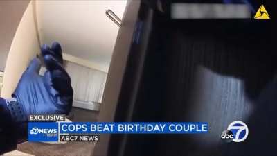 California cops beat up birthday couple