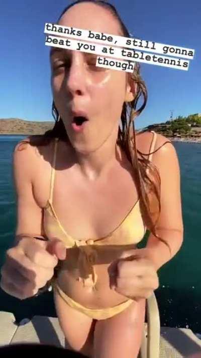 Pushed back into water