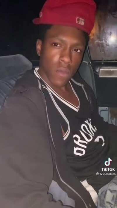 Whys this man behind a wheel?