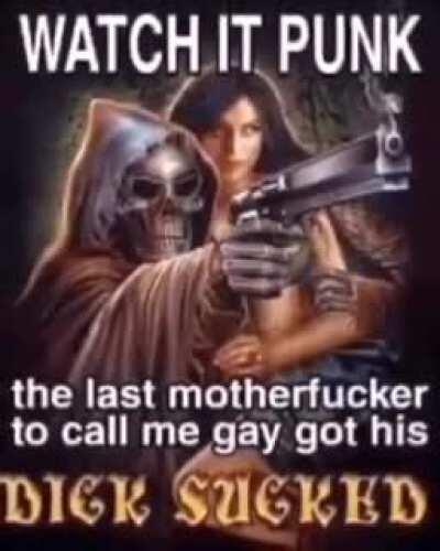 dont call him gay unleess i mean....