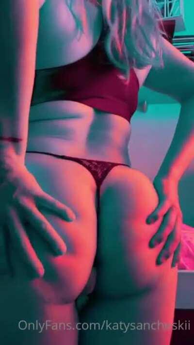 Her butt looks really big like