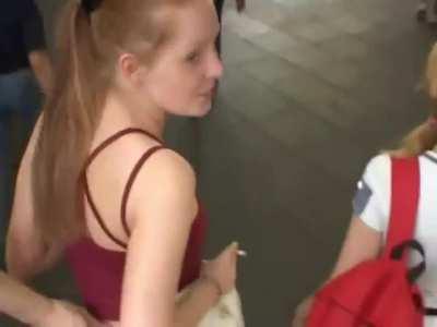 Showing asses in public.