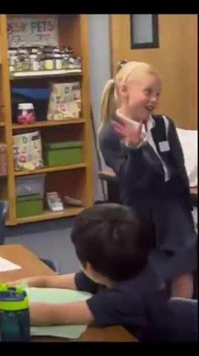 I wish I had that kind of confidence as a kid