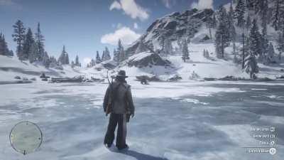 Red Dead Redemption 2 de boz ayılara karşı dik bir şekilde durursanız ayı bir süre sonra bölgeden uzaklaşacaktır ki gerçek hayatta da boz ayılara karşı korunmanın iyi bir yöntemidir bu
