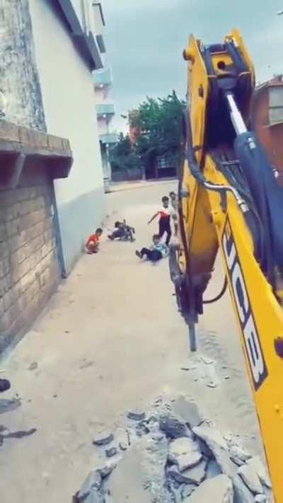 Little guys being dudes