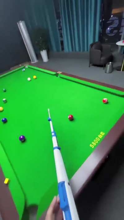 Pump action pool cue rifle