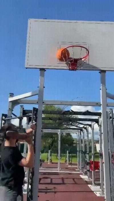 Just trying to get this ball down...